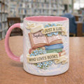 Just A Girl Who Loves Books - Personalized Mug Book Lover Gifts, Reading Girl Coffee Mugs, Book Mug, Gifts For Book Lovers,