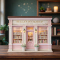 Personalized Bookshop Wooden Block, Custom Bookshelf Decor, Book Lover Gift