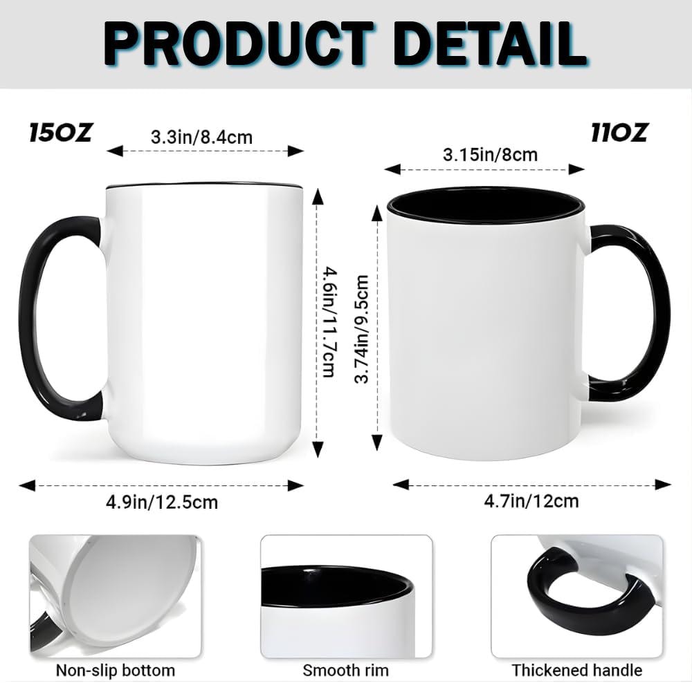 Embroidery Accent Mug, Craft Lover Coffee Cup, Personalized Stitch Gift