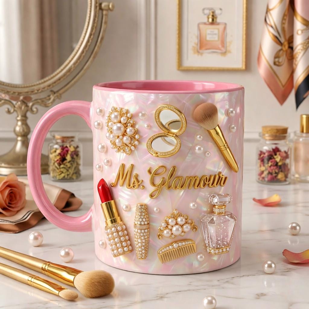 Personalized Hair Stylist Mug Custom Name Salon Coffee Cup Hairdresser Gift Beauty Stylist Gift Blow Dryer Scissors Mug