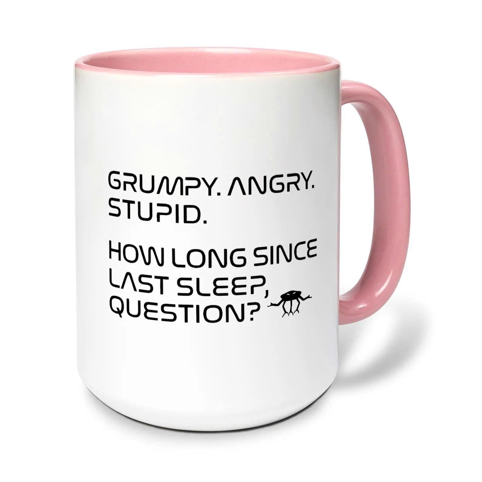 Project Hail Mary Rocky Mug, Grumpy Angry Stupid Sci-Fi Book Lover Gift