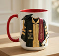 Personalized Graduation Mug, College Graduated, New Graduate Gift, Faux 3D Mug - Flat Surface, 2D Flat