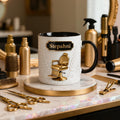 Personalized Barber Mug with Name , Custom Barber Coffee Cup , Hair Stylist Gift , Salon Owner Gift , Barber Shop Mug