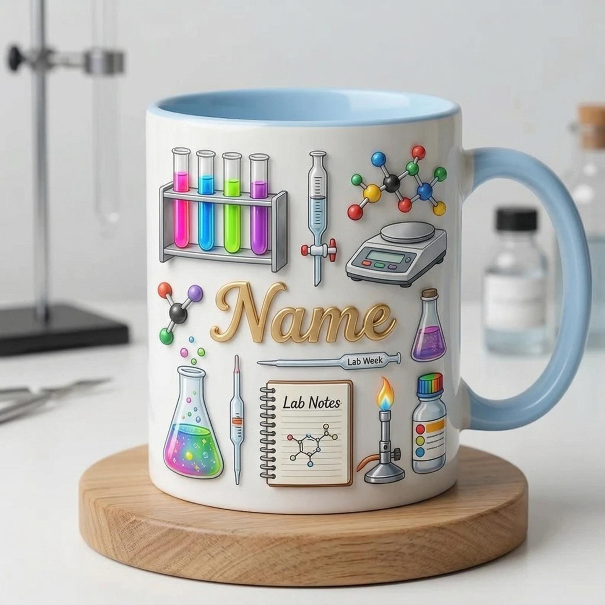 Personalized Lab Week 2026 Mug, Science Gift, Research Team Appreciation, Lab Tech Coffee Cup