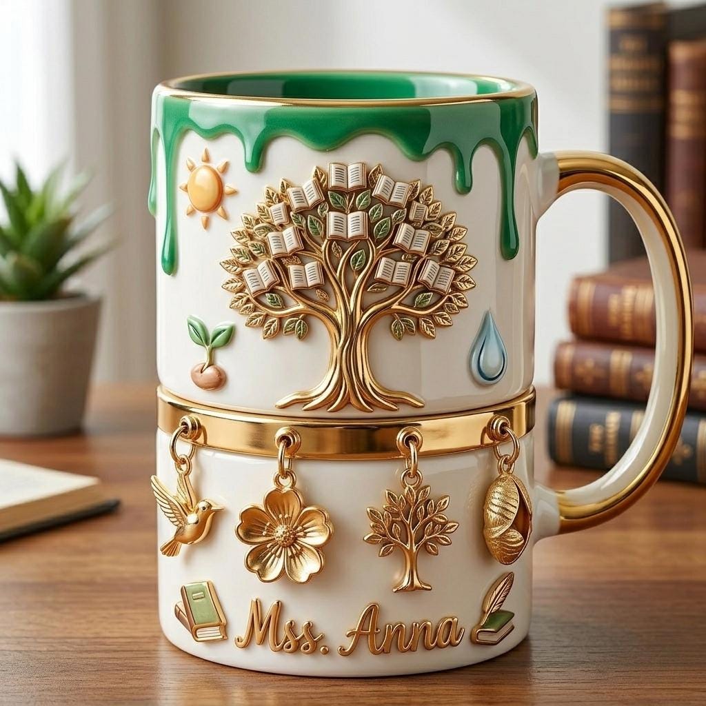 Personalized Graduation Mug with Name, Custom Teacher Coffee Mug, Graduation Gift for Teacher, School Achievement Gift Cup