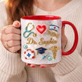 Personalized Doctor Mug with Name, Custom Nurse Coffee Mug, Medical Graduation Gift, Healthcare Worker Gift, Dr Gift Idea