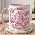 Personalized Graduation Mug Class Of 2026, Faux 3D Effect Mug, Senior Gift Keepsake