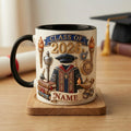 Personalized Graduation 2026 Mug 3D, Custom Name Grad Gift, Ceramic Coffee Cup